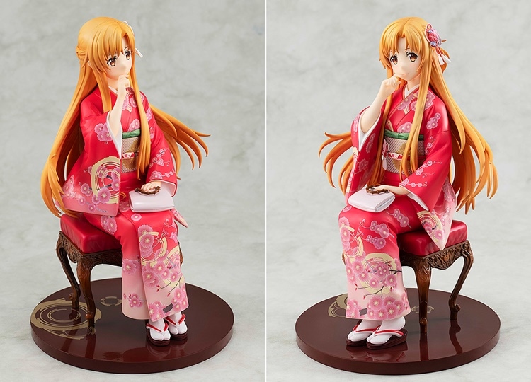 『ソードアート・オンライン』晴着姿のアスナがスケールフィギュア化