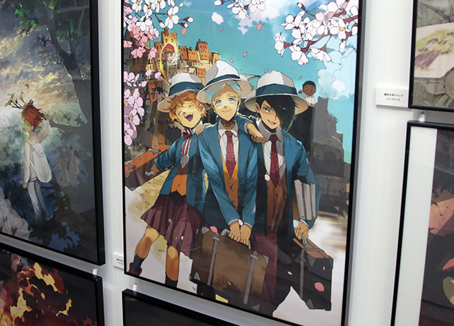 『約束のネバーランド』作画・出水ぽすか個展「ワンダーロード」フォトレポート