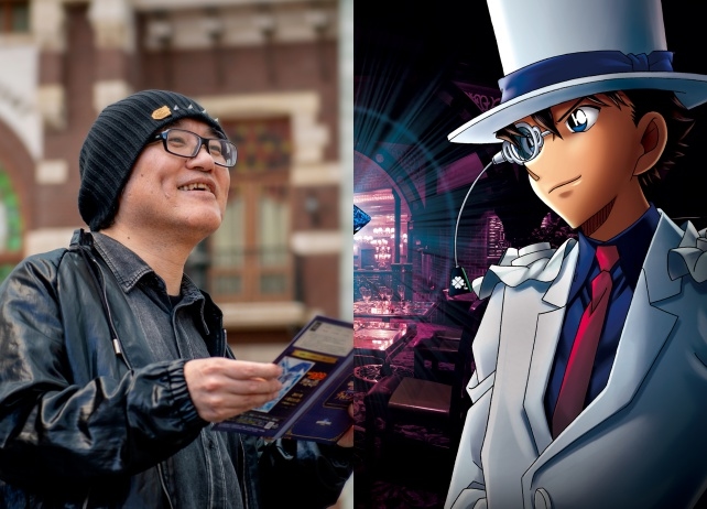 『名探偵コナン・ワールド』で原作者：青山剛昌氏が「怪盗キッド」と対決