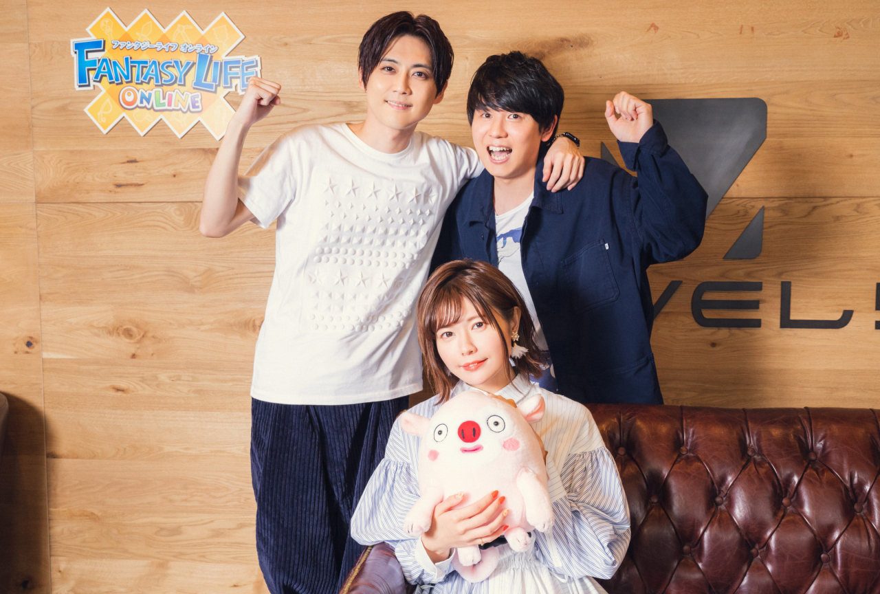 アプリ『ファンタジーライフ オンライン』声優・梶裕貴＆竹達彩奈＆山下大輝インタビュー