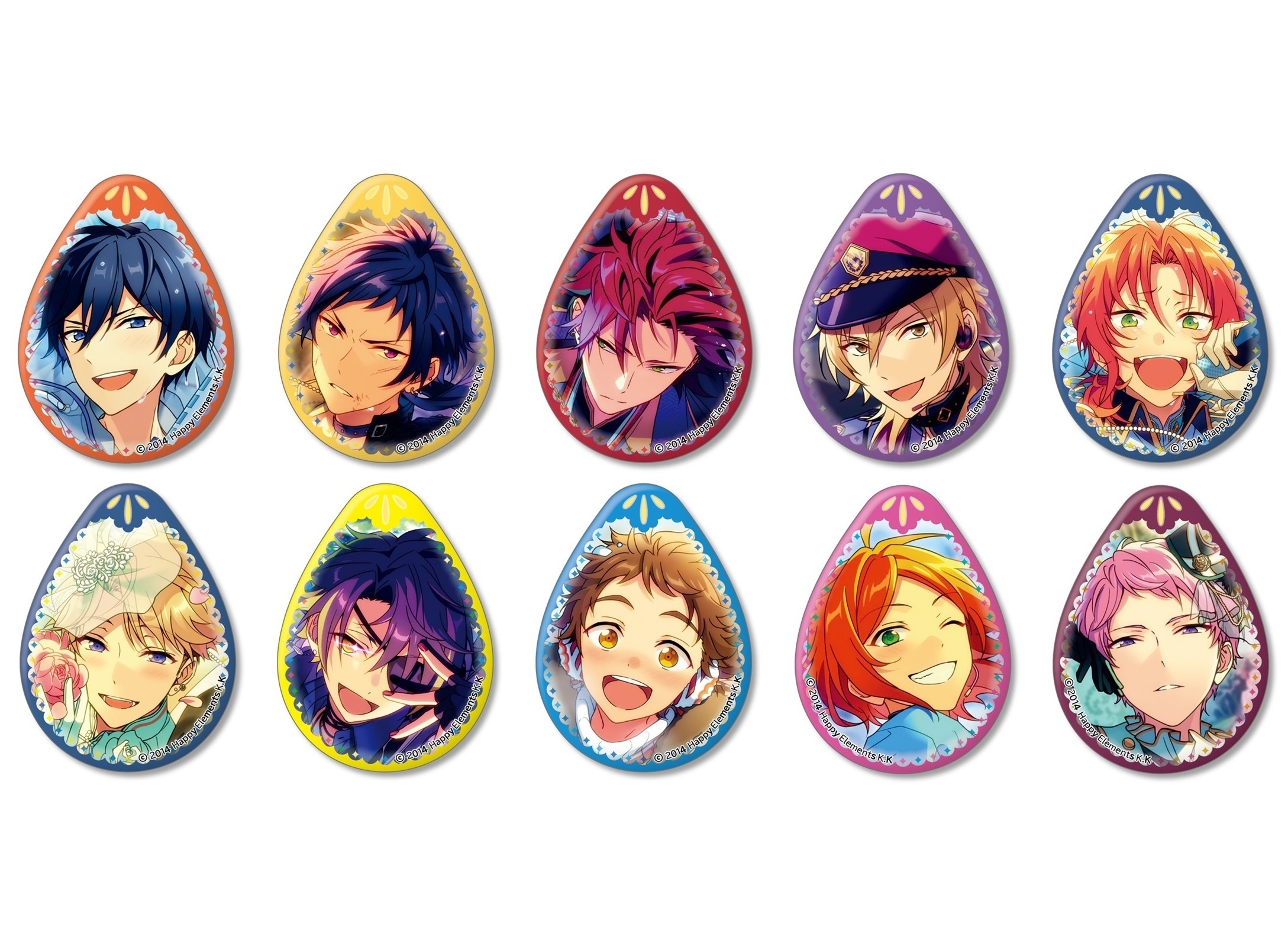 『あんさんぶるスターズ！』ペタル（花びら）型の缶バッジ第四弾が登場