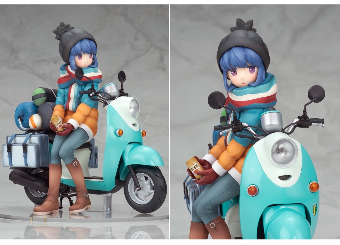『ゆるキャン△』志摩リンがスクーターとセットでフィギュア化