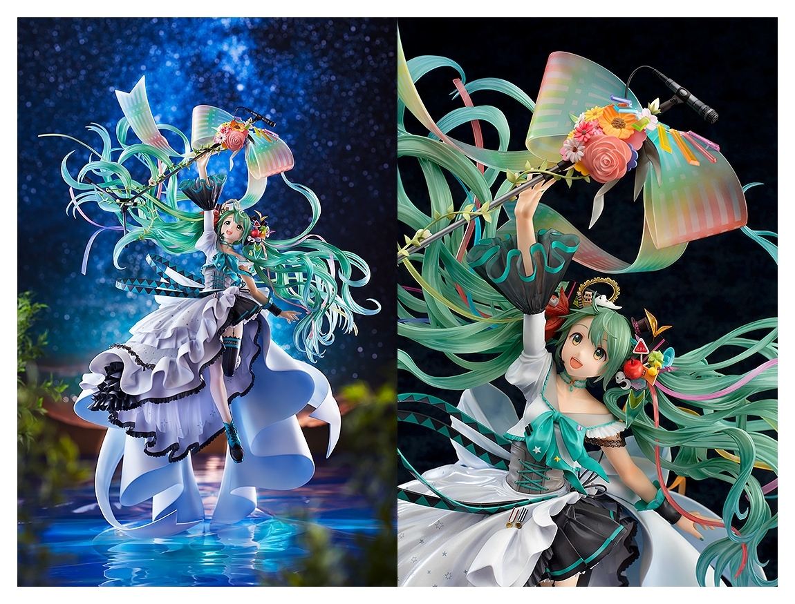 『初音ミク』Memorial Dress Ver.」がフィギュア化