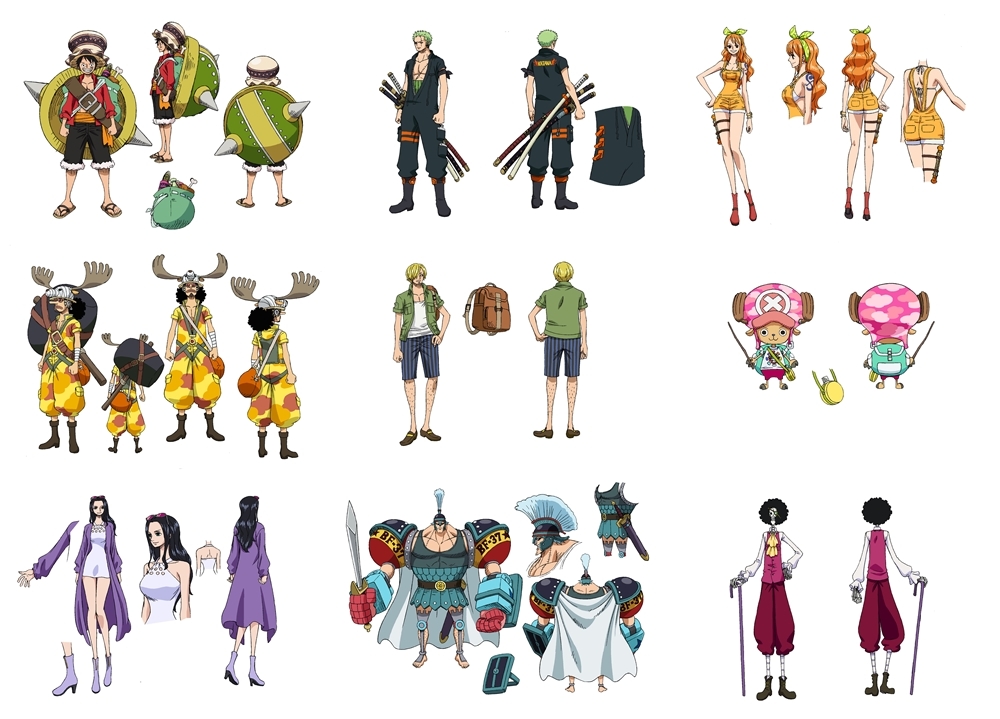 『ワンピース スタンピード』麦わらの一味の設定画を大公開！