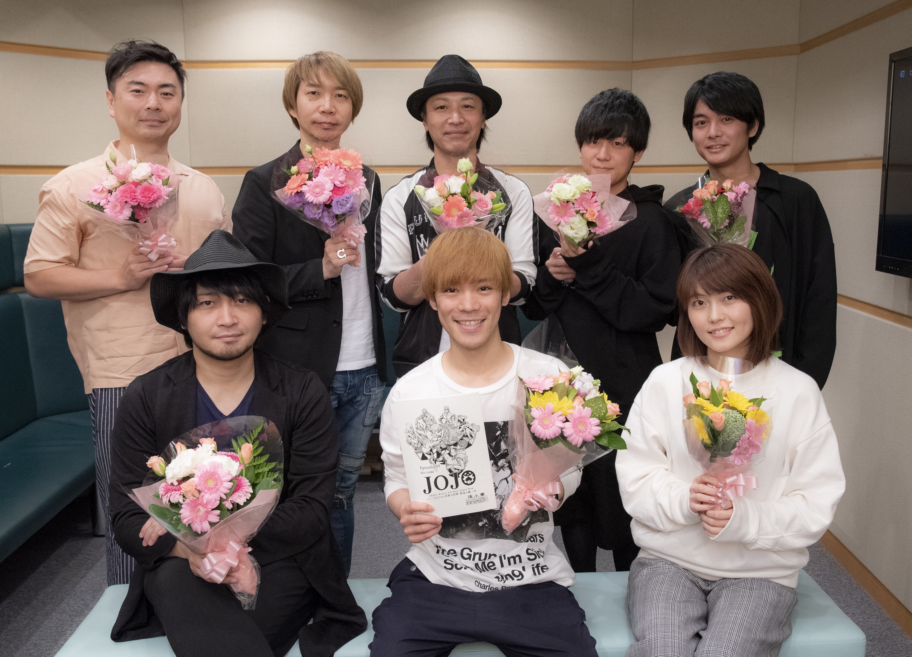 TVアニメ『ジョジョの奇妙な冒険 黄金の風』最終話アフレコ終了写真＆コメント到着