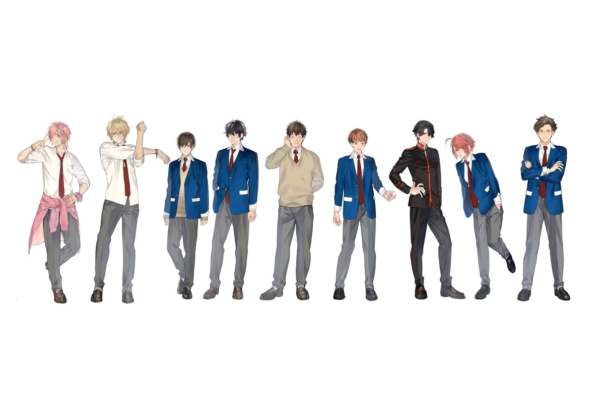 夏アニメ『トライナイツ』宝井理人によるキャラクターイラスト公開