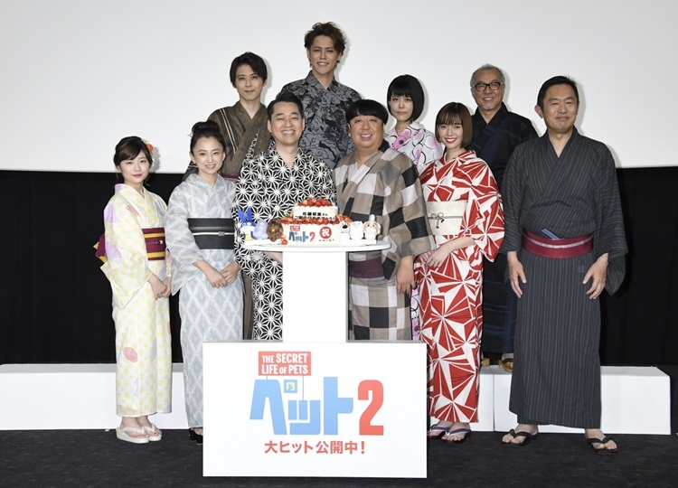 宮野真守、梶裕貴ら登壇『ペット２』公開記念舞台挨拶公式レポ