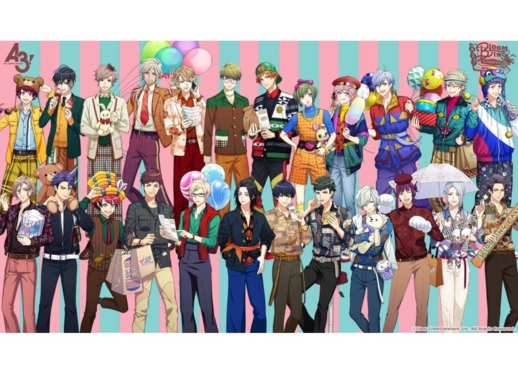 「A3! BLOOMING CARNIVAL」劇団員24名の立ち絵イラスト公開