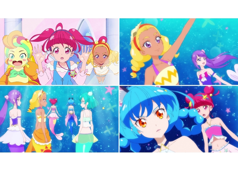 『スタプリ』第27話「海の星！人魚になってスーイスイ☆」より先行カット到着！