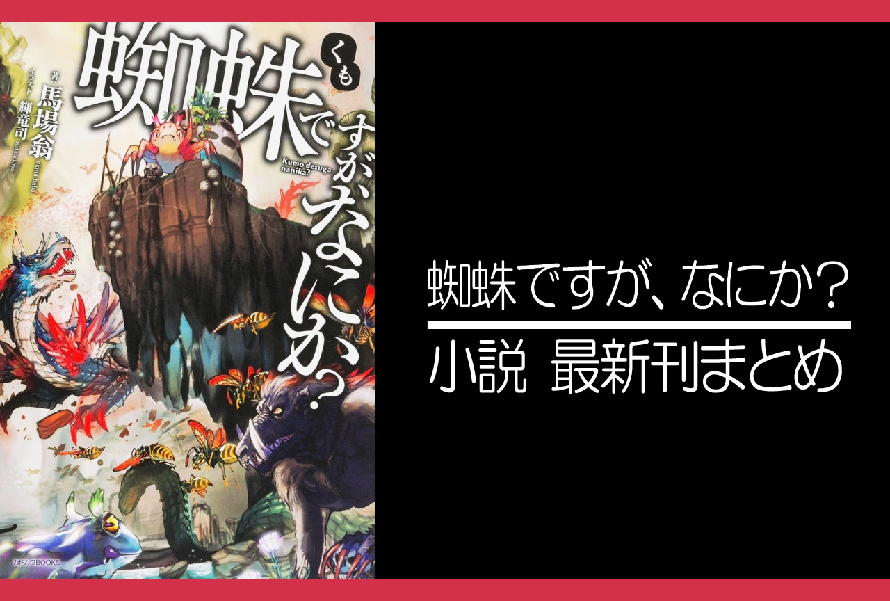 蜘蛛ですが、なにか？｜小説最新刊あらすじ・発売日まとめ