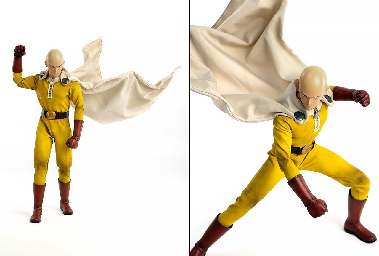 アニメ『ワンパンマン』第2期より、サイタマがスケールフィギュア化