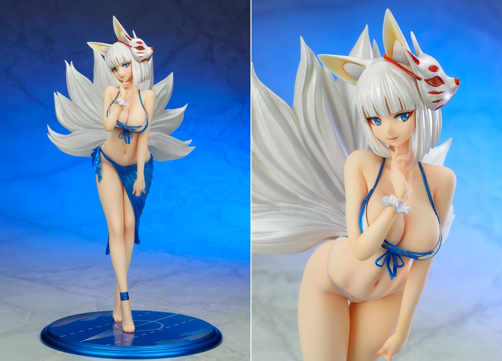 『アズールレーン』重桜所属の一航戦「加賀」が水着姿でフィギュア化