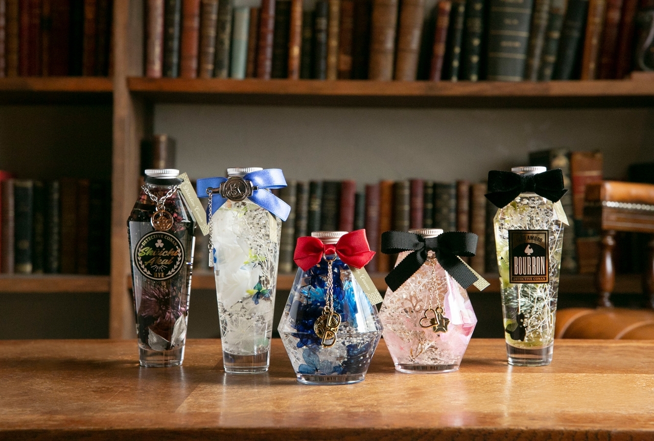 SuperGroupiesから『名探偵コナン』のコラボハーバリウムが登場