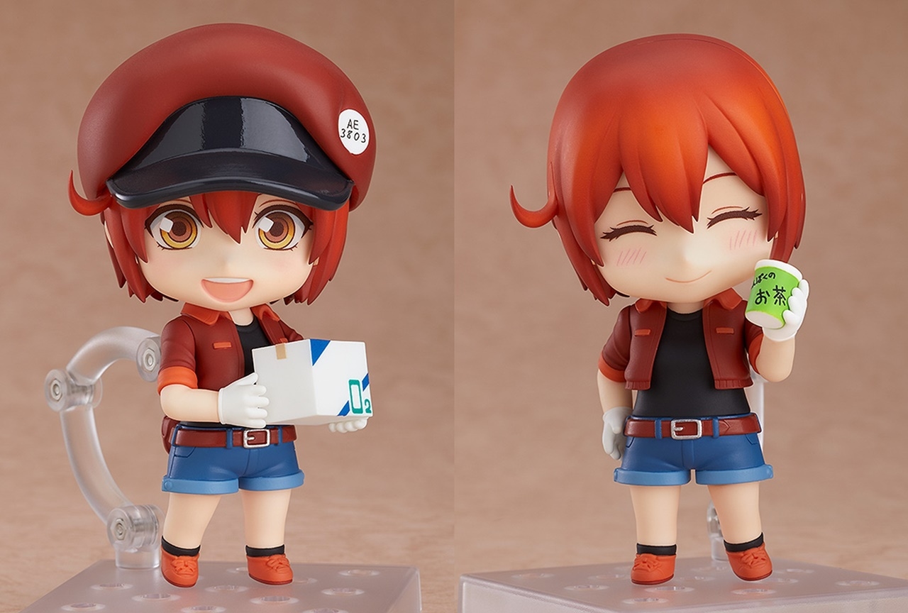 『はたらく細胞』より、「赤血球」がねんどろいど化