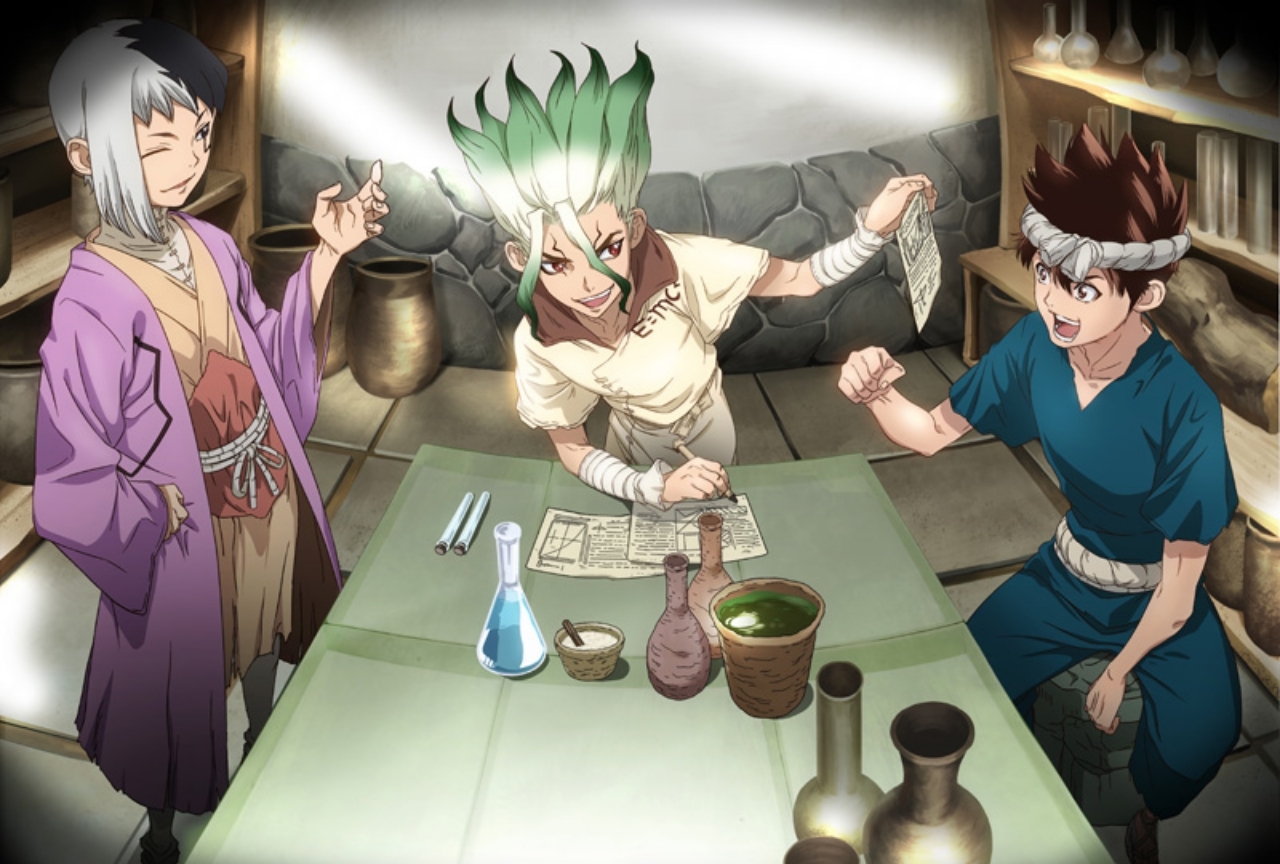 TVアニメ『Ｄｒ．ＳＴＯＮＥ』×COMPコラボ決定＆第15話先行カット公開