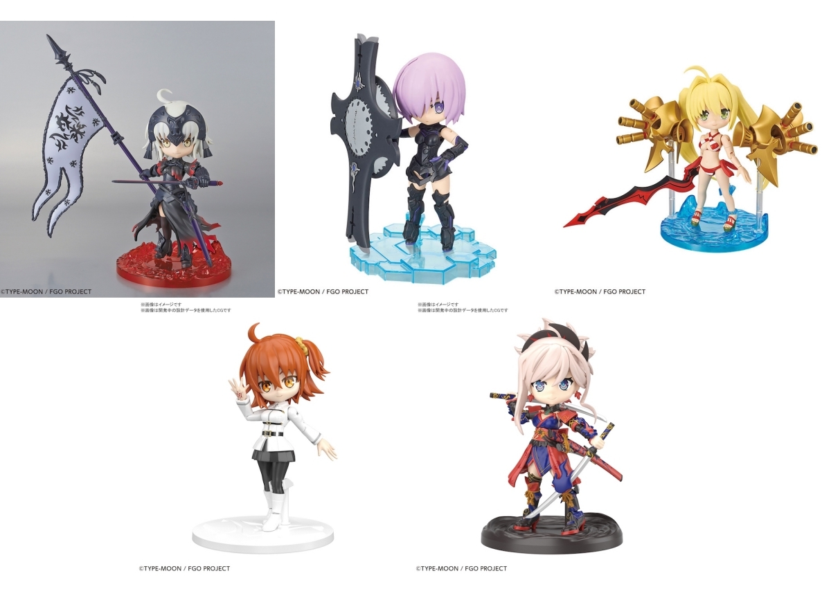 『FGO』プラモデル“ぷちりっつ”シリーズがアニメイトオンラインで予約受付中
