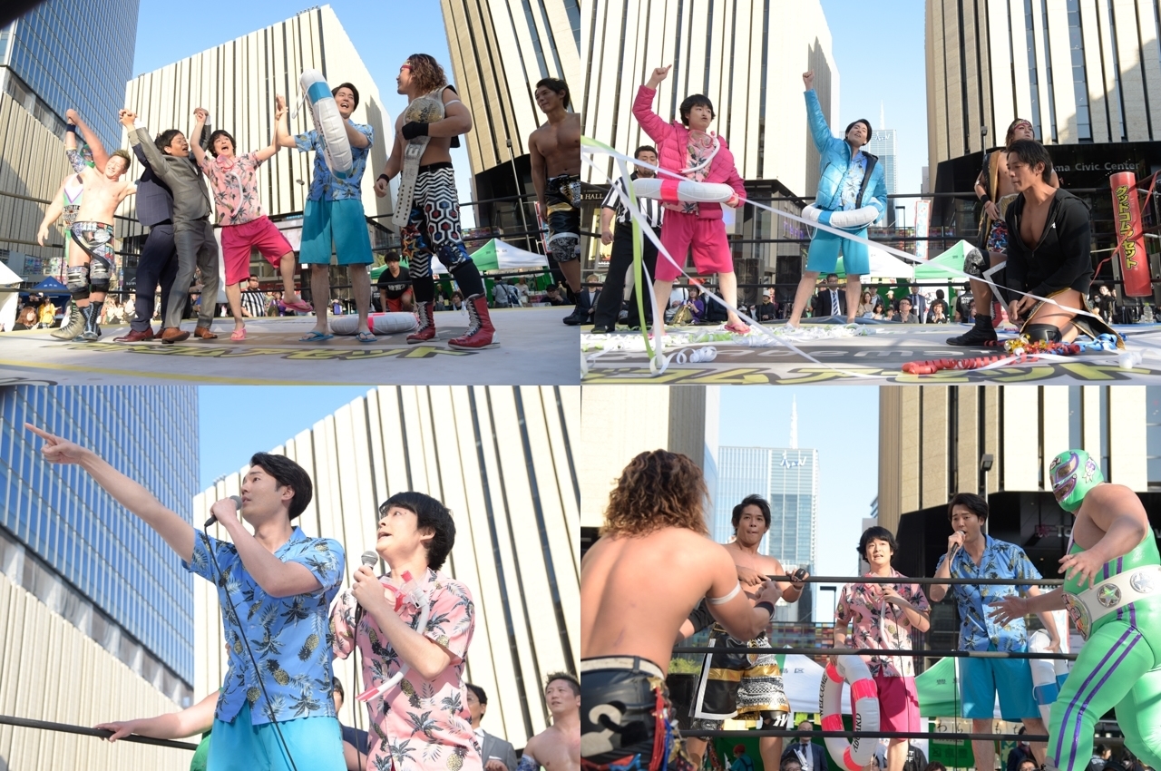 Warahibi!×DDTプロレスコラボマッチレポAGF2019