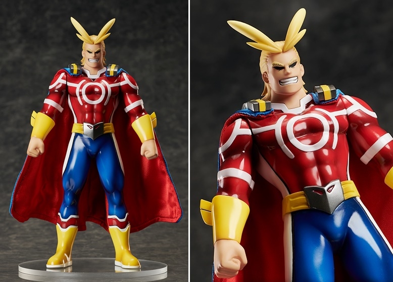 『ヒロアカ』オールマイトのソフビフィギュア登場