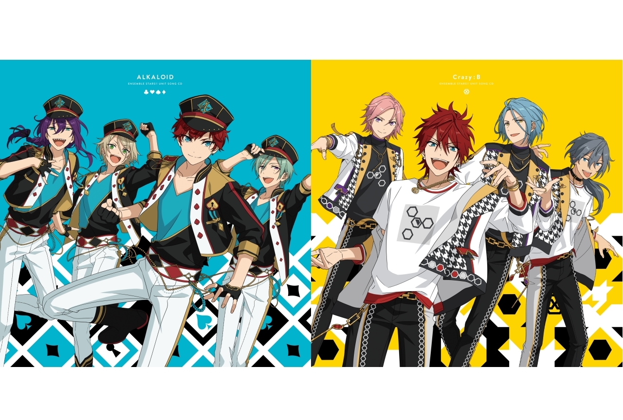 『あんスタ』新ユニット《ALKALOID&Crazy:B》 CDジャケットイラスト＆イベント情報が公開