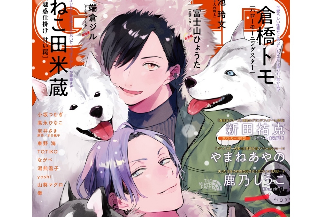 『ハローモーニングスター』が表紙のビーボーイゴールド2月号が12/28発売