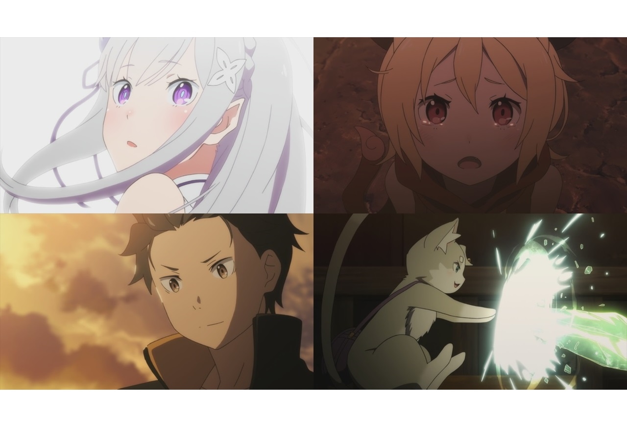 アニメ『リゼロ』第1期新編集版・第2、3話あらすじ・場面カット