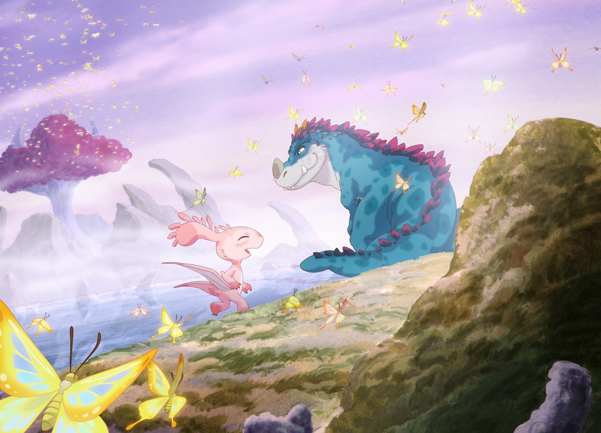 アニメ映画『さよなら、ティラノ』2020年夏 公開!三木眞一郎、石原夏織、悠木碧ほかキャスト解禁