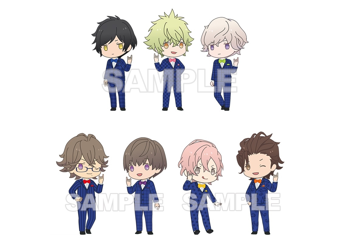 5/27発売 DJCD『HE★VENS RADIO』Vol.3新規ちびキャライラスト到着