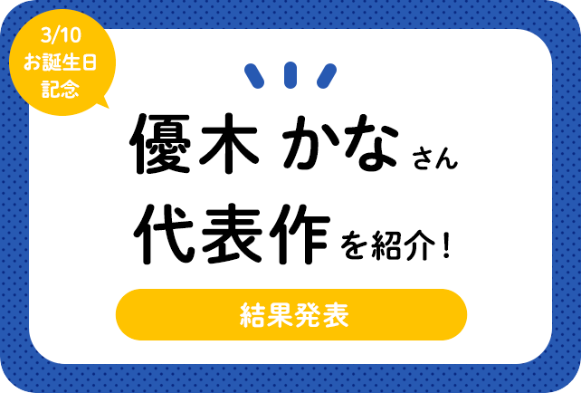 声優・優木かなさん、アニメキャラクター代表作まとめ(2020年版)