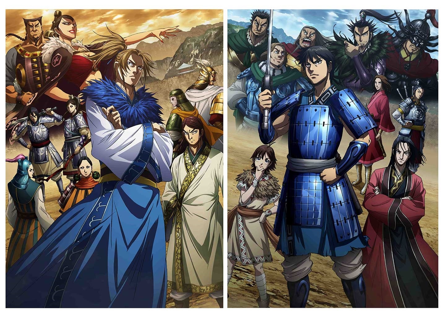 春アニメ『キングダム』秦国VS合従軍のメインビジュアル公開