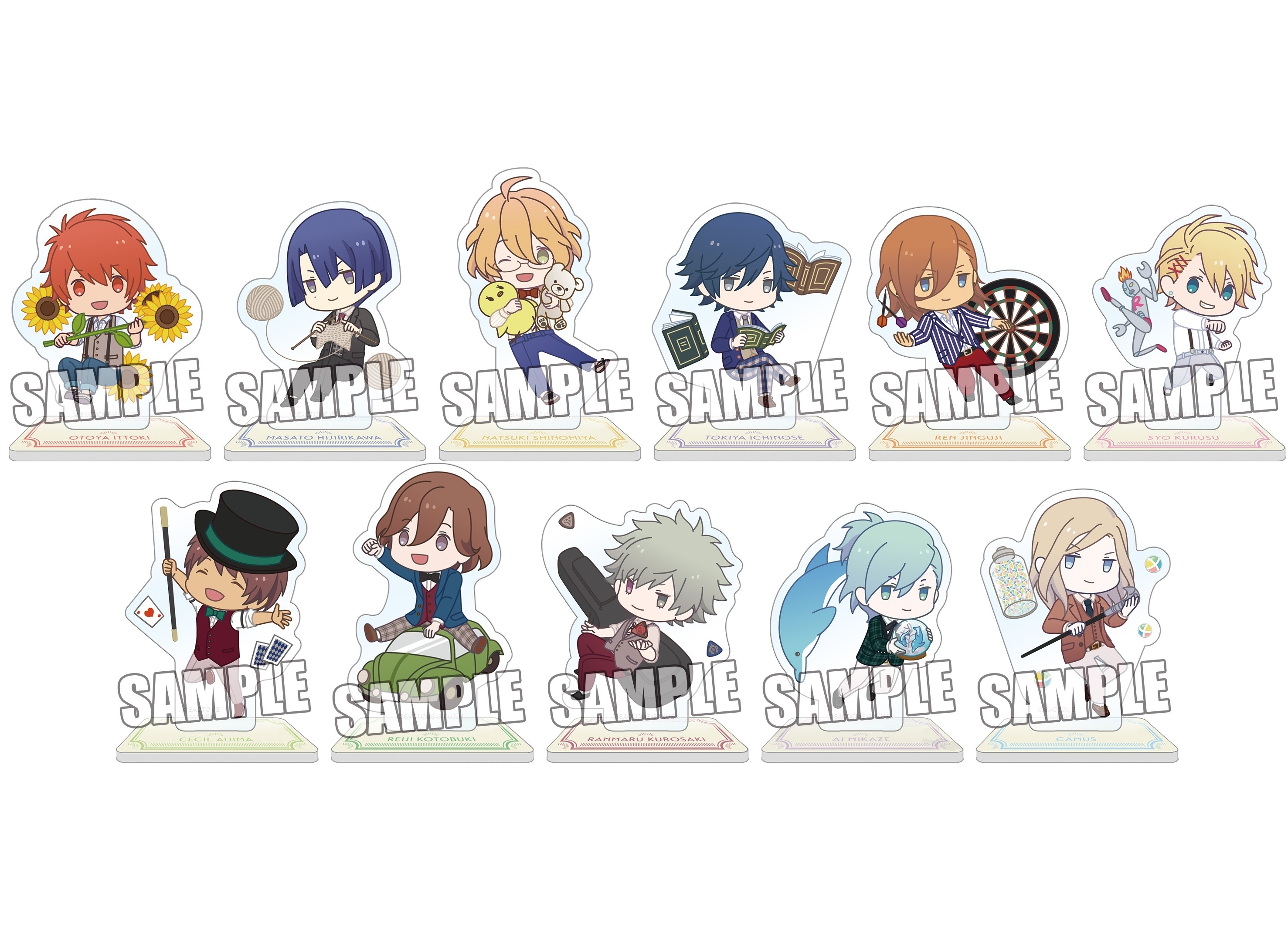 『うたプリ』ちびアイドルたちのキュートなアクリルスタンドが登場