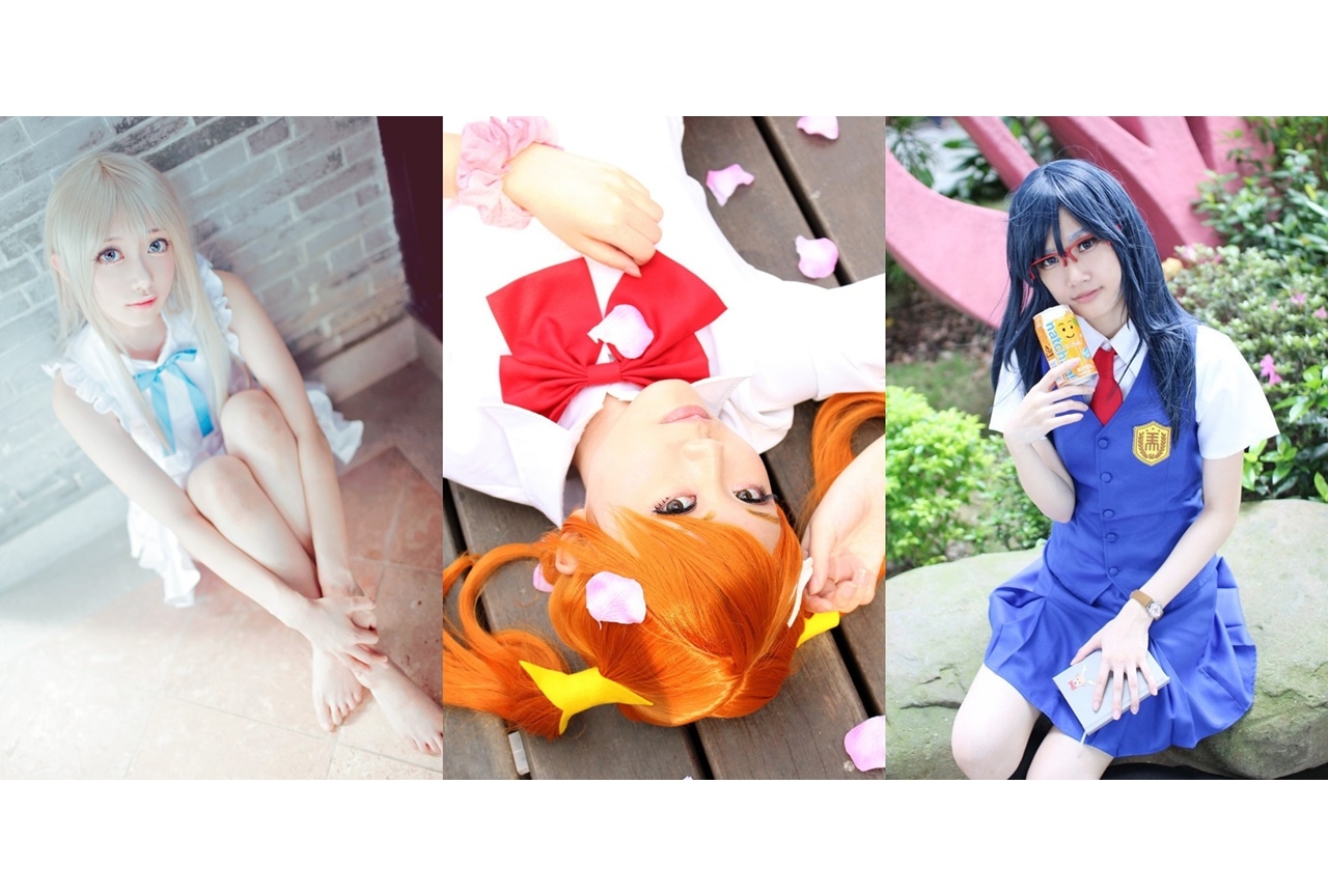 大人気アニメ『あの花』めんまら3人のヒロインコスプレ特集