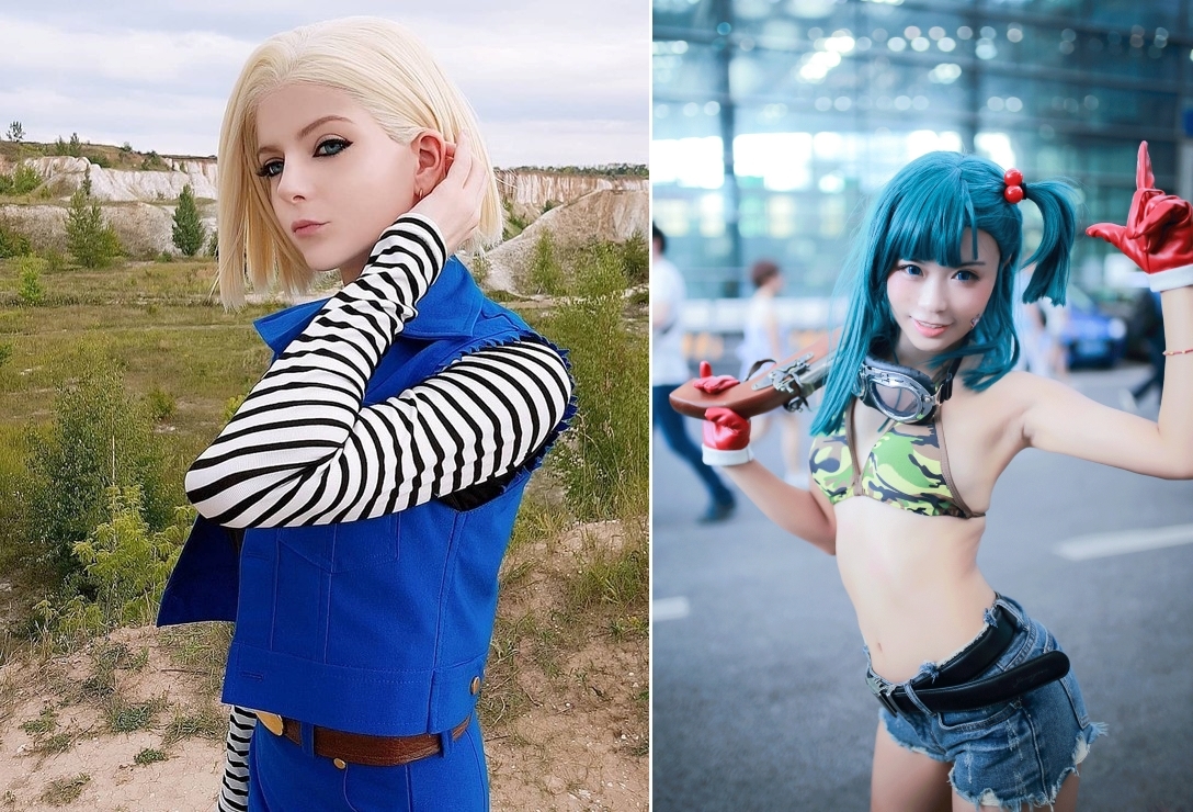 『ドラゴンボール』ブルマ、チチ、18号、ランチの美女レイヤーコスプレ特集