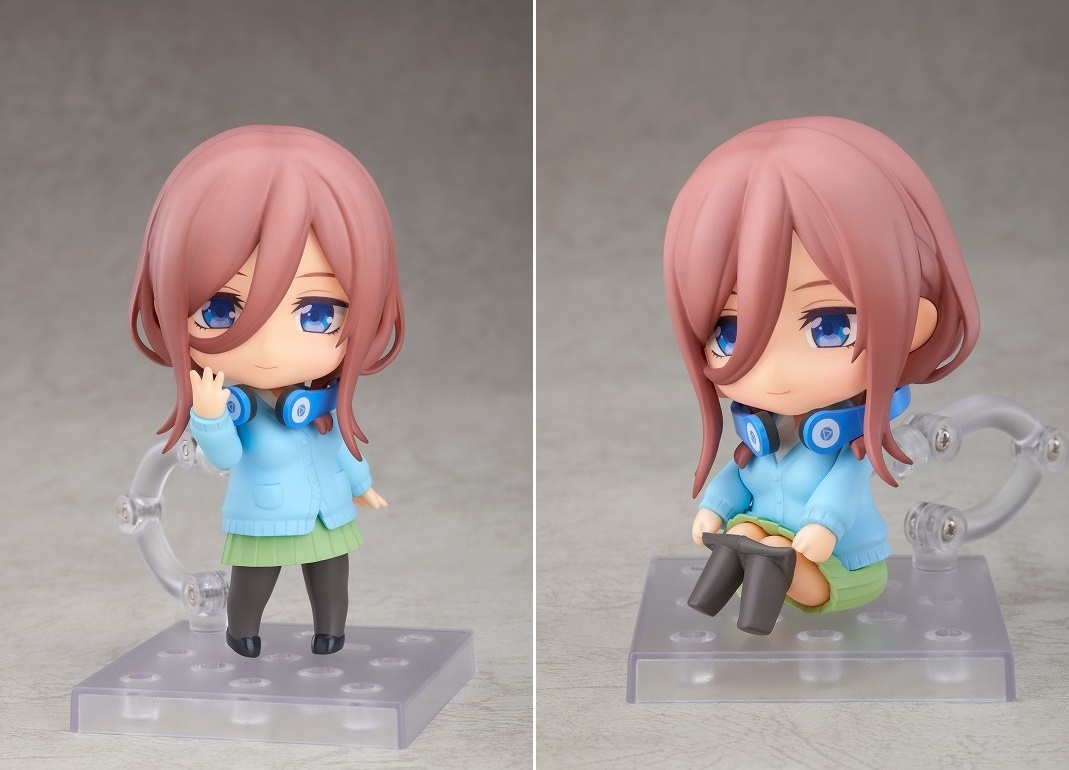 『五等分の花嫁』中野三玖がねんどろいど化！アニメイト限定アクキー付き