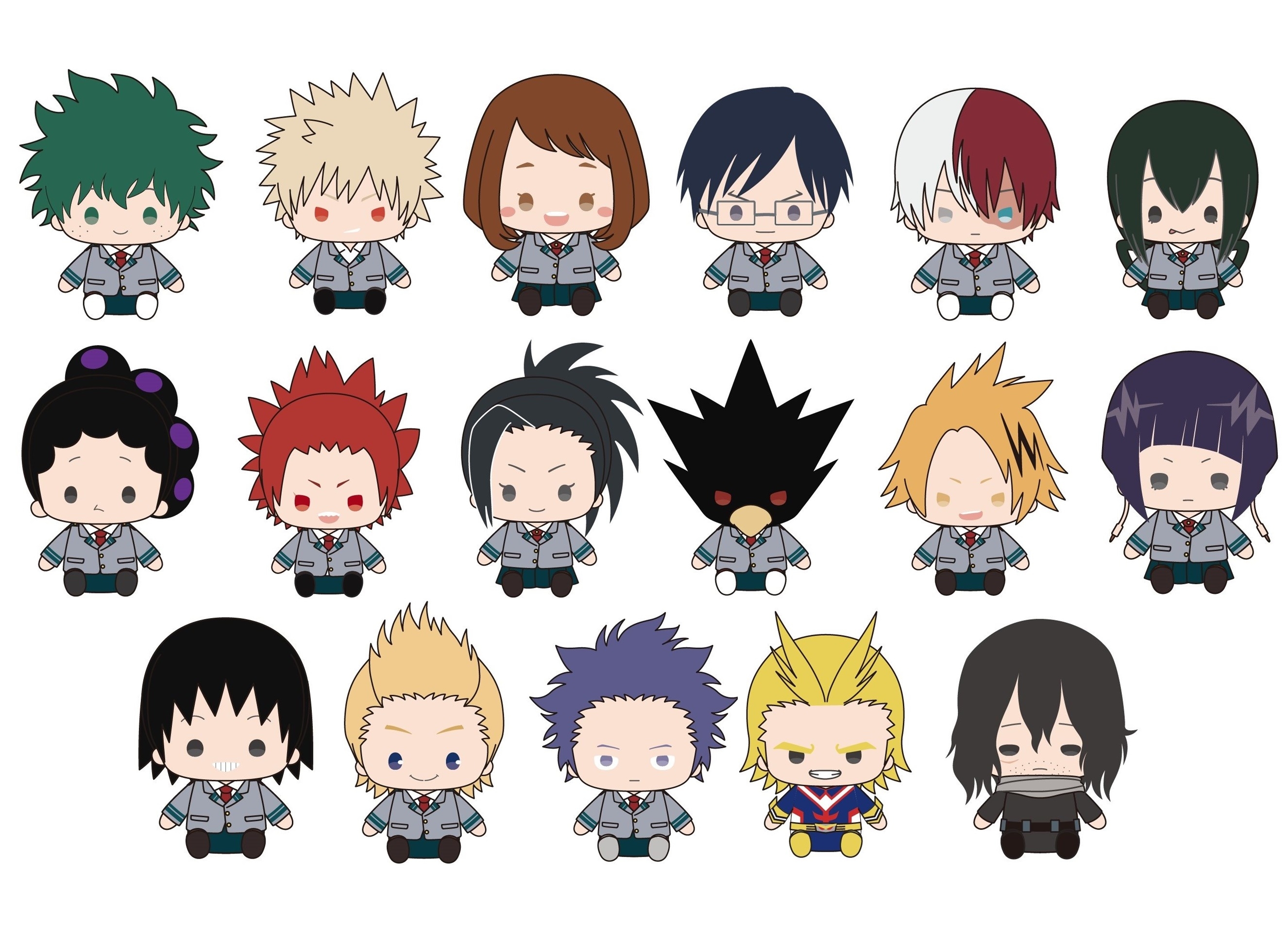 『僕のヒーローアカデミア』触り心地抜群の“むにゅぐるみS”が登場