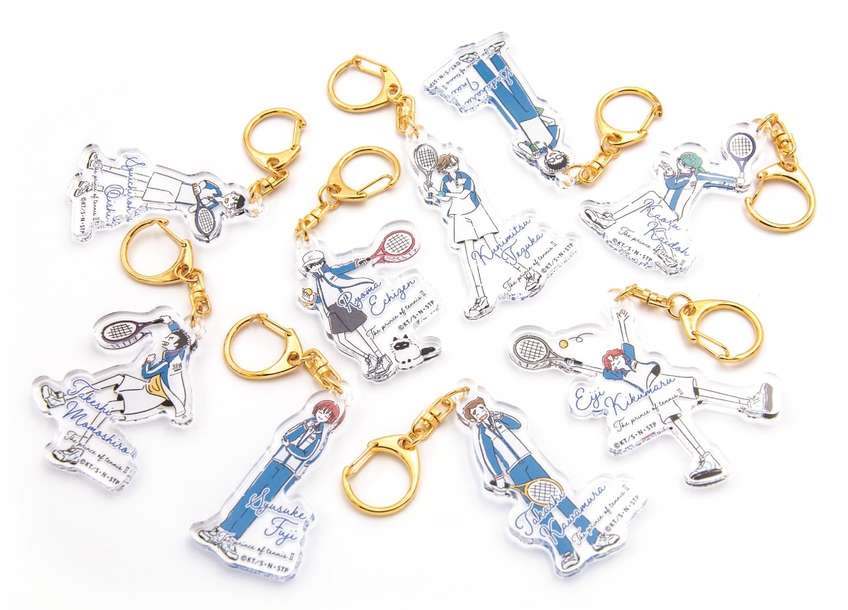 『新テニスの王子様』ゆるスタアクリルキーホルダー50種類が登場