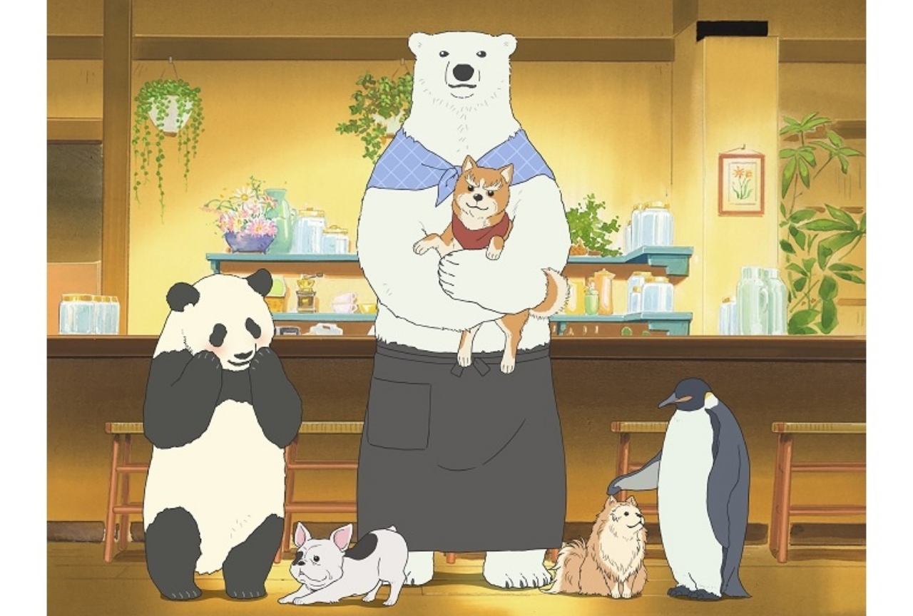 冬アニメ『織田シナモン信長』×『しろくまカフェ』とのコラボイラストが公開