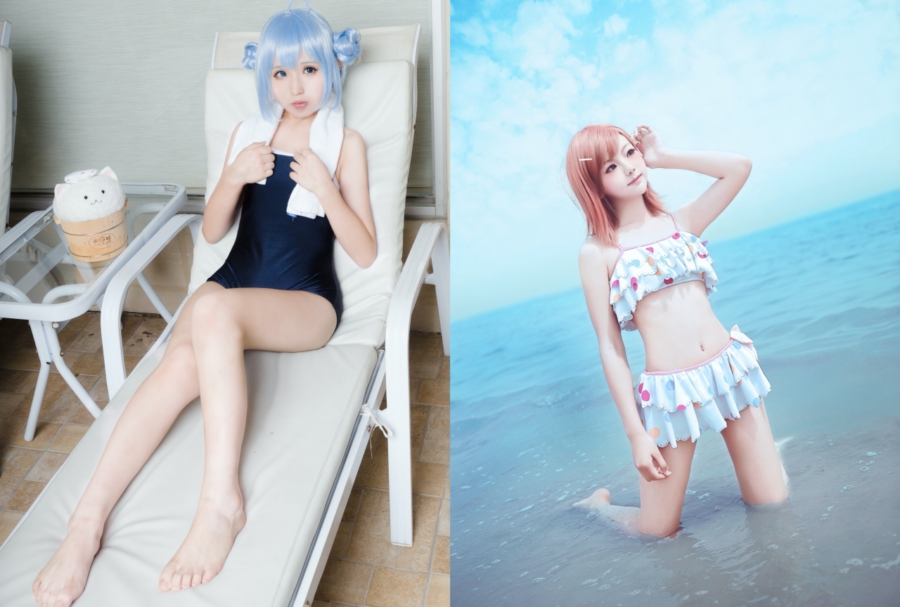 『ごちうさ』『ラブライブ！』『FGO』の水着キャラコスプレ特集