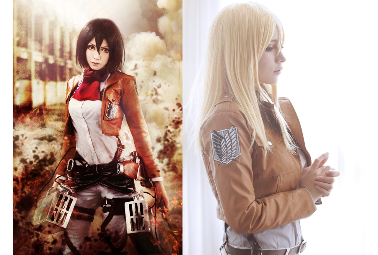 人気作品『進撃の巨人』ミカサ、アニら女性キャラのコスプレ特集