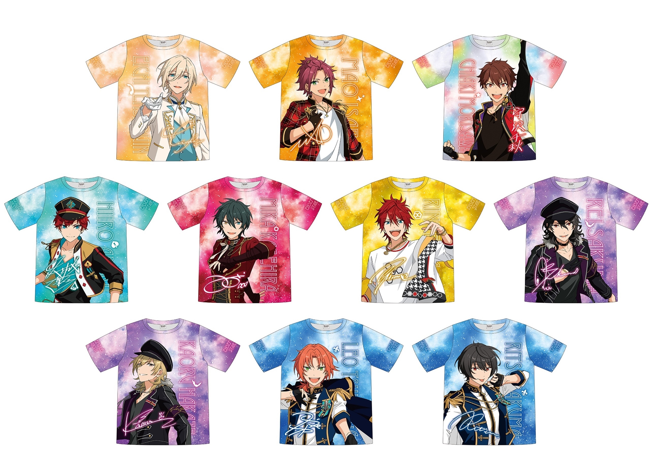 『あんスタ』フルグラフィックTシャツ（51種）が登場