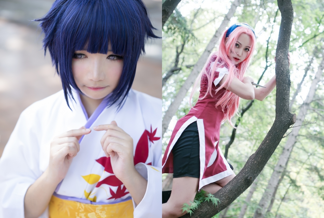 漫画『ナルト』ヒナタ、サクラら女性キャラのコスプレ特集