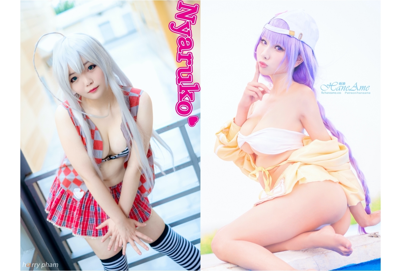 『シュタゲ』『ニャル子さん』『FGO』『ドルフロ』などの水着コスプレ特集