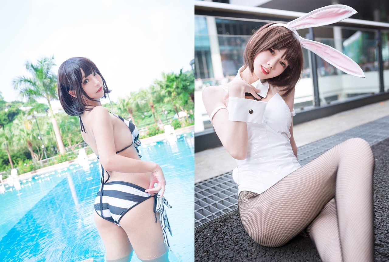 アニメ『冴えカノ』加藤恵の制服や水着、バニー衣装のコスプレ特集