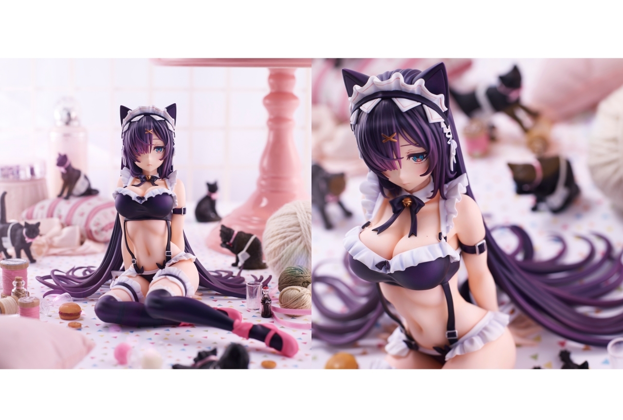 Mika Pikazoのイラスト「猫メイド」がフィギュア化