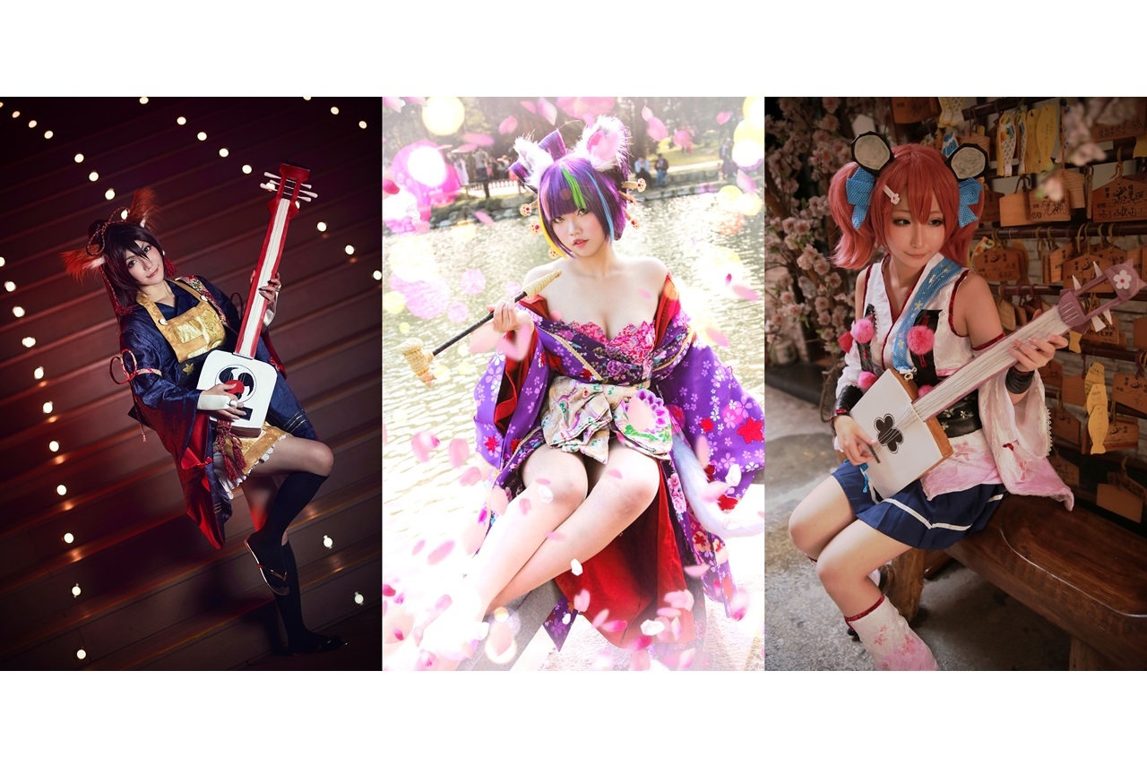 アニメ『SHOW BY ROCK!!』阿、吽、ダル太夫らコスプレ特集