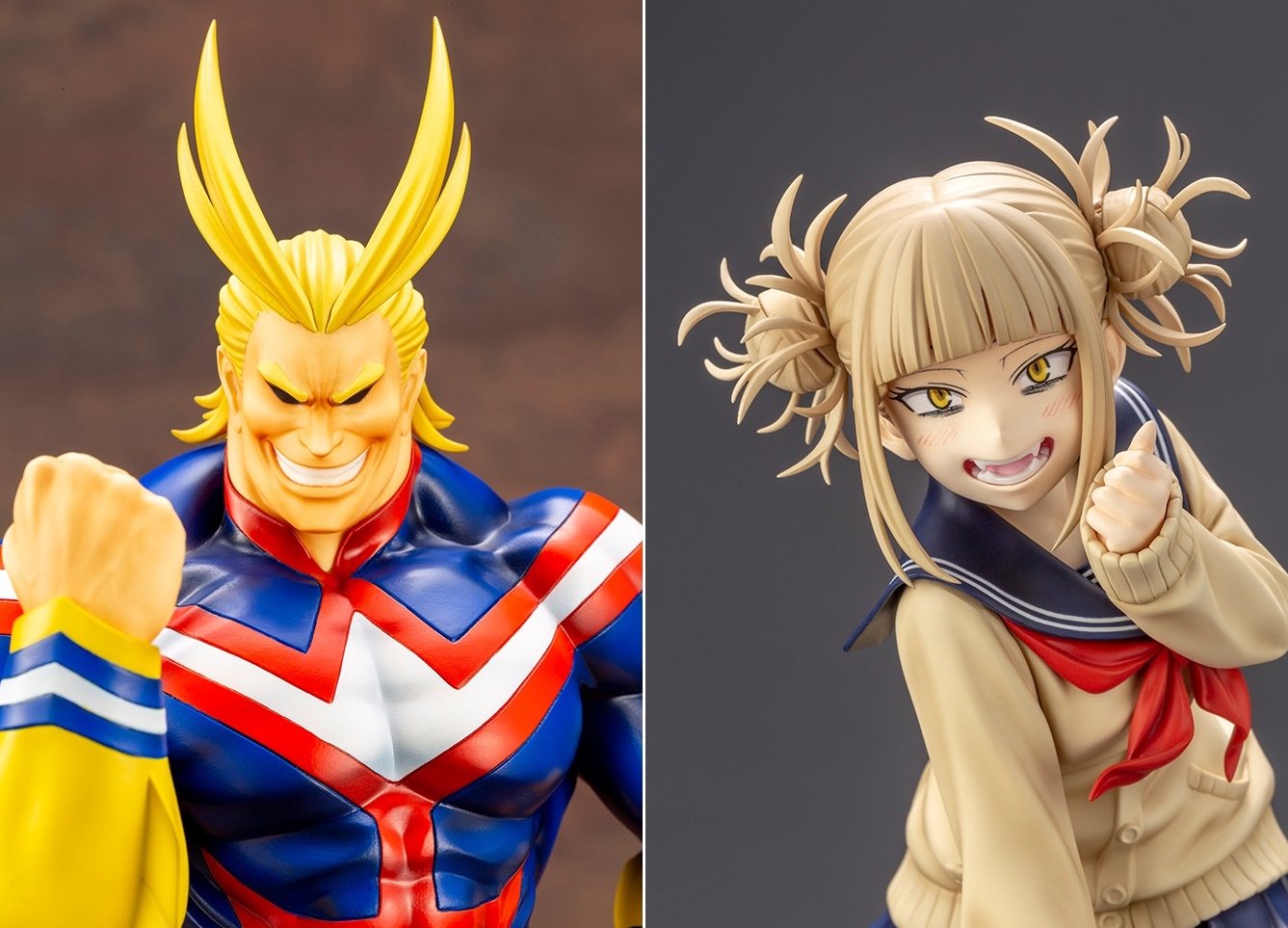 『ヒロアカ』“ARTFX J”フィギュア「オールマイト」＆「トガヒミコ」登場