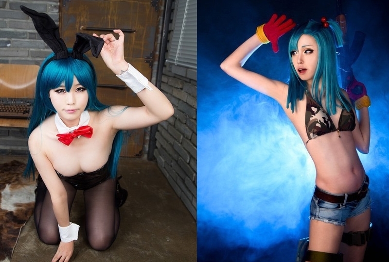 『ドラゴンボール』チチ、ブルマ、18号、ビーデルらのコスプレ特集