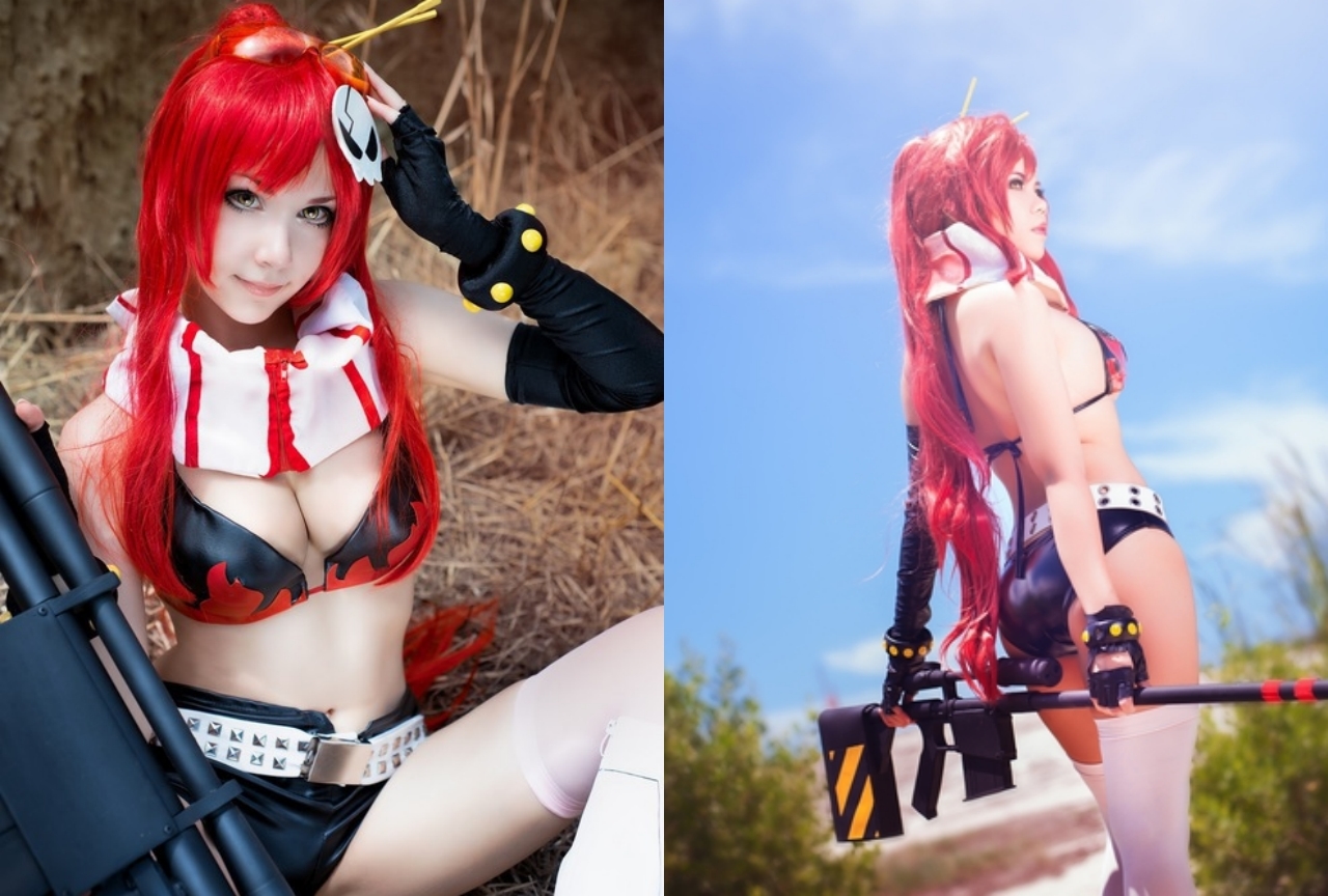 アニメ『天元突破グレンラガン』より、ヨーコのコスプレ特集