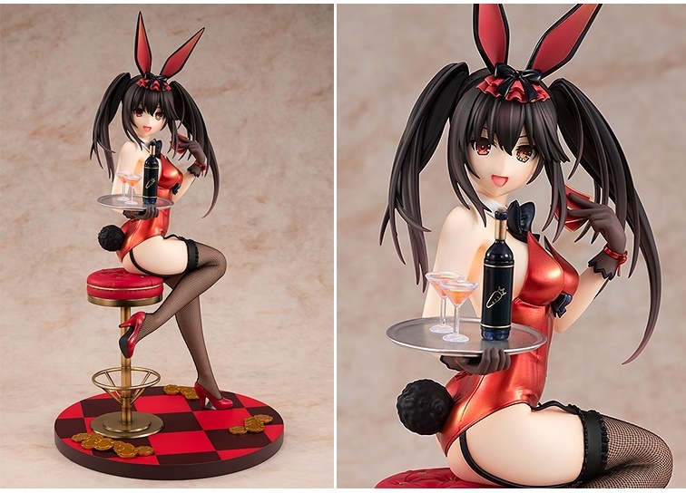 『デート・ア・ライブ』時崎狂三レッドバニー衣装でフィギュア化