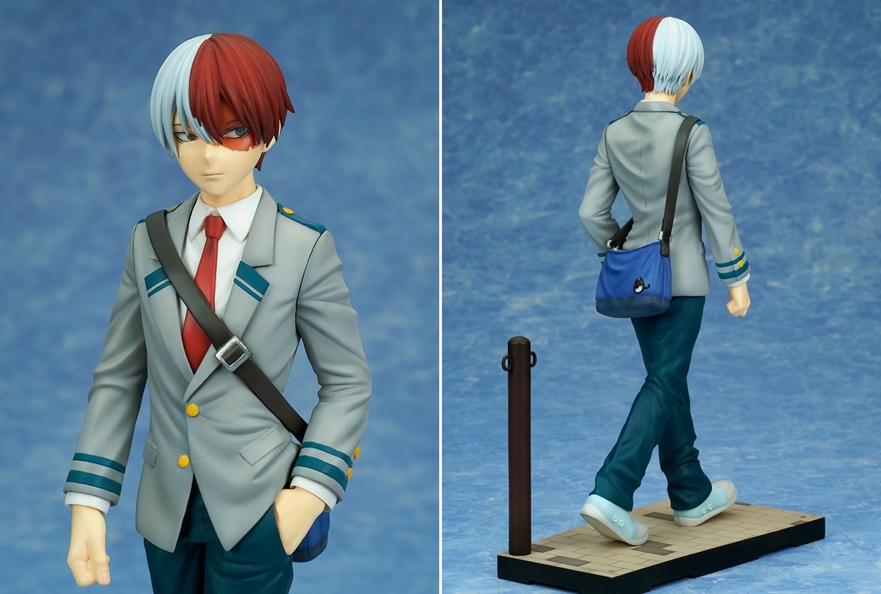 『僕のヒーローアカデミア』轟焦凍が制服姿でスケールフィギュア化
