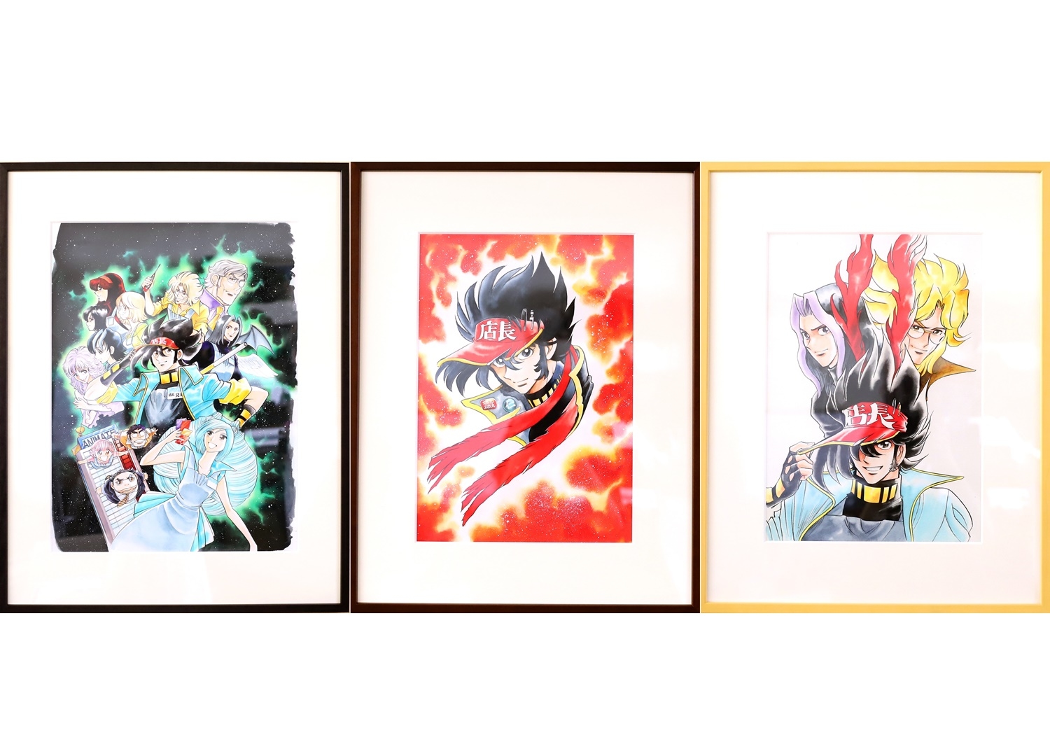 島本和彦 直筆サイン入りアニメ店長20周年ミストグラフ商品化